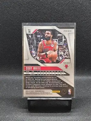 2024-25 Panini Prizm - Coby White #70 Silver Prizm