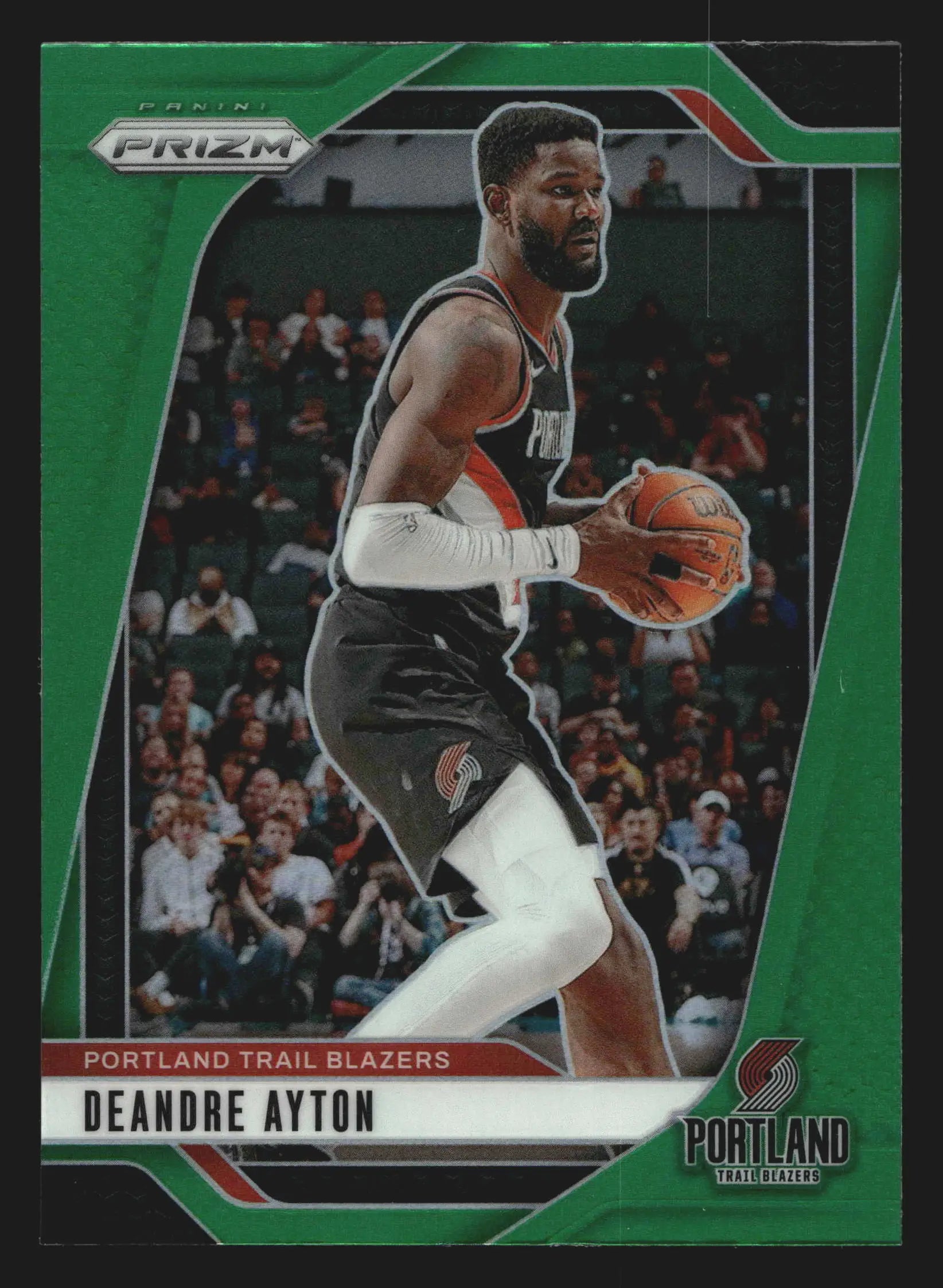 2024-25 Panini Prizm Deandre Ayton #5 Green Prizm Trail Blazers - Basketball Card Single