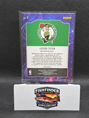 2024-25 Panini Prizm - Deep Space Jayson Tatum #7 Silver Prizm - Basketball Card Single