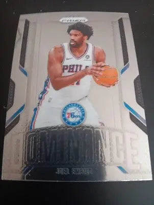 2024-25 Panini Prizm - Dominance Joel Embiid #10. Sixers. NRMT+ - Basketball Card Single