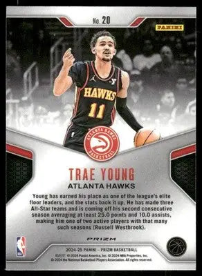 2024-25 Panini Prizm Dominance Trae Young #20 Basketball - Basketball Card Single