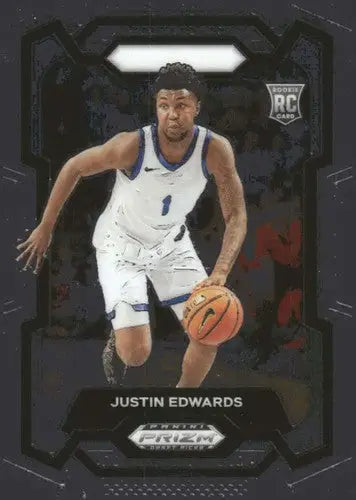 2024-25 Panini Prizm Draft Picks #25 Justin Edwards NM-MT ID:77066 - Basketball Card Single