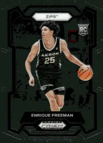 2024-25 Panini Prizm Draft Picks #72 Enrique Freeman NM-MT ID:77071 - Basketball Card Single