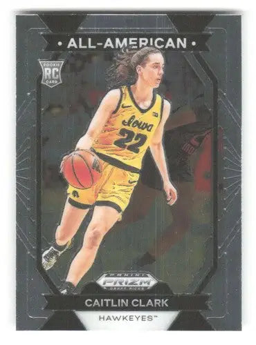 2024-25 Panini Prizm Draft Picks All-American #23 Caitlin Clark NM Near ID:83139 - Basketball Card Single