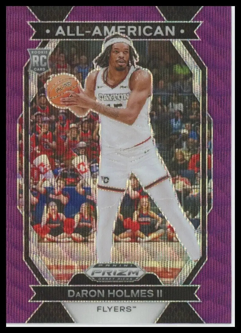 2024-25 Panini Prizm Draft Picks - All-American DaRon Holmes #12 Purple Wave...