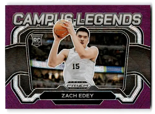 2024-25 Panini Prizm Draft Picks Campus Legends Prizms Purple Wave #8 Z ID:78213 - Basketball Card Single