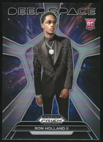 2024-25 Panini Prizm Draft Picks Deep Space #3 Ron Holland II NM-MT - Basketball Card Single