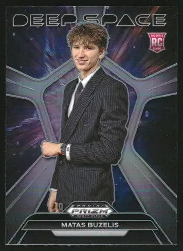 2024-25 Panini Prizm Draft Picks Deep Space Prizms Silver #7 Matas Buzelis NM-M - Basketball Card Single