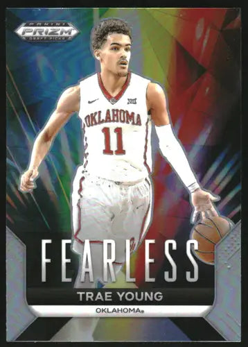 2024-25 Panini Prizm Draft Picks Fearless Prizms Silver #1 Trae Young NM-MT - Basketball Card Single