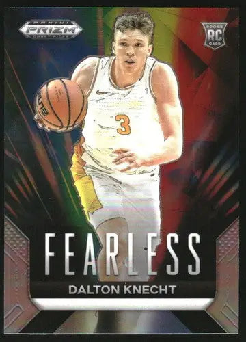 2024-25 Panini Prizm Draft Picks Fearless Prizms Silver #22 Dalton Knec ID:78206 - Basketball Card Single