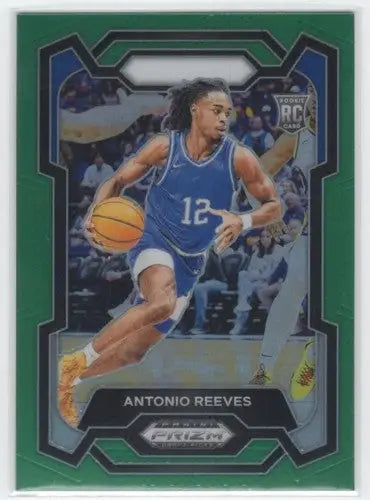 2024-25 Panini Prizm Draft Picks Prizms Green #100 Antonio Reeves NM-MT - Basketball Card Single