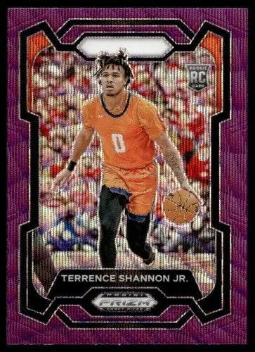 2024-25 Panini Prizm Draft Picks Prizms Purple Wave #43 Terrence Shannon Jr. NM - Basketball Card Single