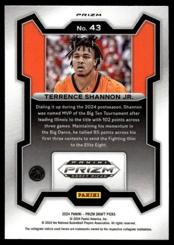 2024-25 Panini Prizm Draft Picks Prizms Purple Wave #85 Trey Alexander NM-MT - Basketball Card Single