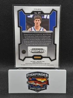 2024-25 Panini Prizm Draft Picks - Reed Sheppard #21 Green Prizm (RC)