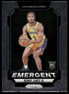 2024-25 Panini Prizm Emergent Bronny James Jr. #8 RC Basketball - Basketball Card Single