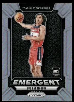 2024-25 Panini Prizm Emergent Bub Carrington #20 RC Basketball - Basketball Card Single