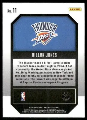 2024-25 Panini Prizm Emergent Dillon Jones #11 RC Basketball - Basketball Card Single