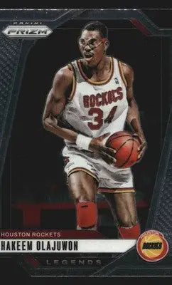 2024-25 Panini Prizm Hakeem Olajuwon #296 Legends Rockets HOF - Basketball Card Single