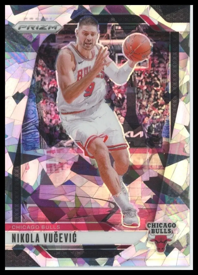 2024-25 Panini Prizm Ice Nikola Vucevic #216 Chicago Bulls Basketball Card NBA - Basketball Card Single