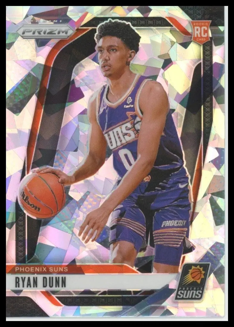 2024-25 Panini Prizm Ice Ryan Dunn Rookie #258 Phoenix Suns Basketball Card NBA