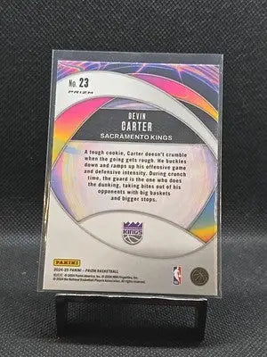2024-25 Panini Prizm - Instant Impact Devin Carter #23 Silver Prizm (RC)