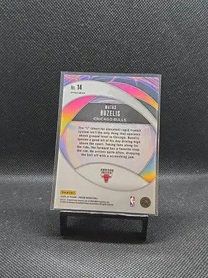 2024-25 Panini Prizm - Instant Impact Matas Buzelis #14 Green Prizm (RC)