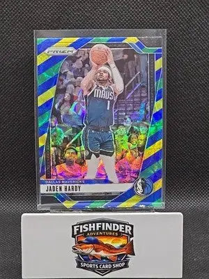 2024-25 Panini Prizm - Jaden Hardy #128 Blue Yellow & Green Prizm - Basketball Card Single