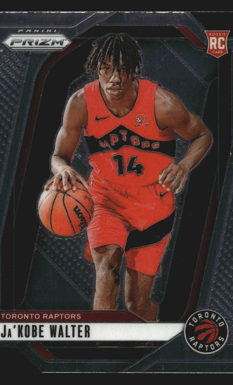 2024-25 Panini Prizm Ja’Kobe Walter #223 RC Toronto Raptors Rookie - Basketball Card Single