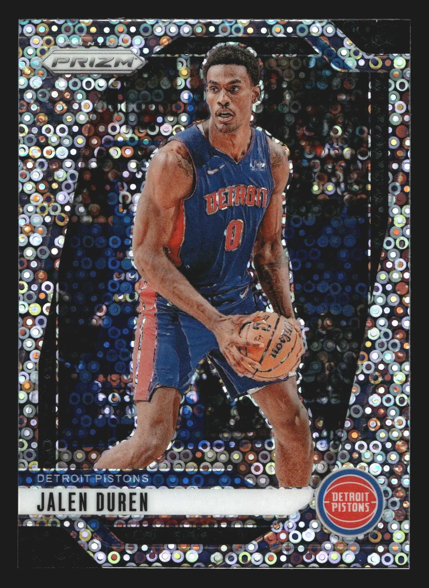 2024-25 Panini Prizm Jalen Duren #20 Fast Break Prizm Detroit Pistons