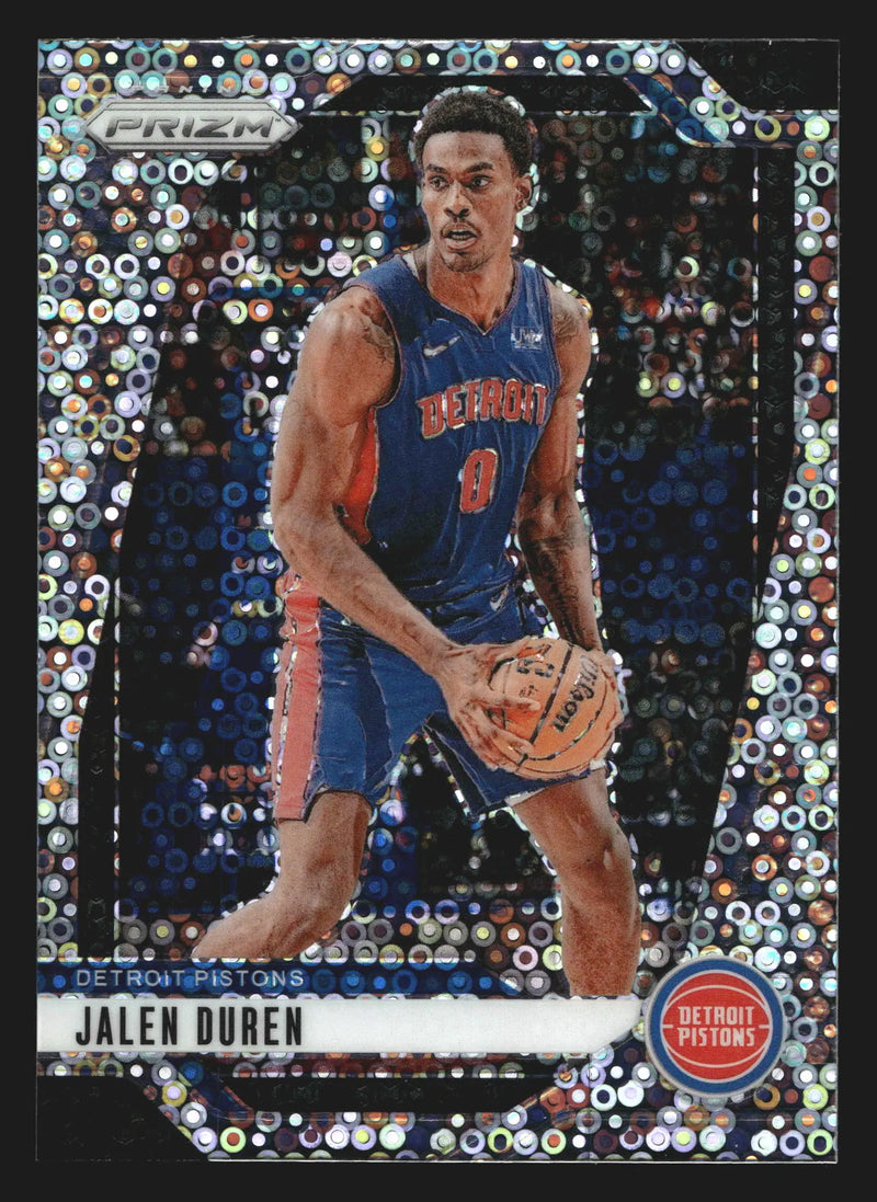 2024-25 Panini Prizm Jalen Duren #20 Fast Break Prizm Detroit Pistons