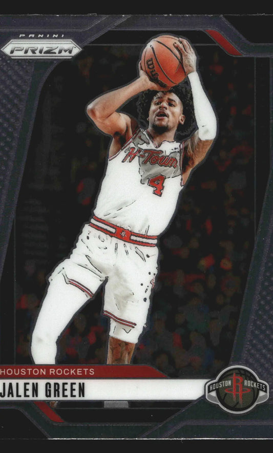 2024-25 Panini Prizm Jalen Green #102 Houston Rockets - Basketball Card Single