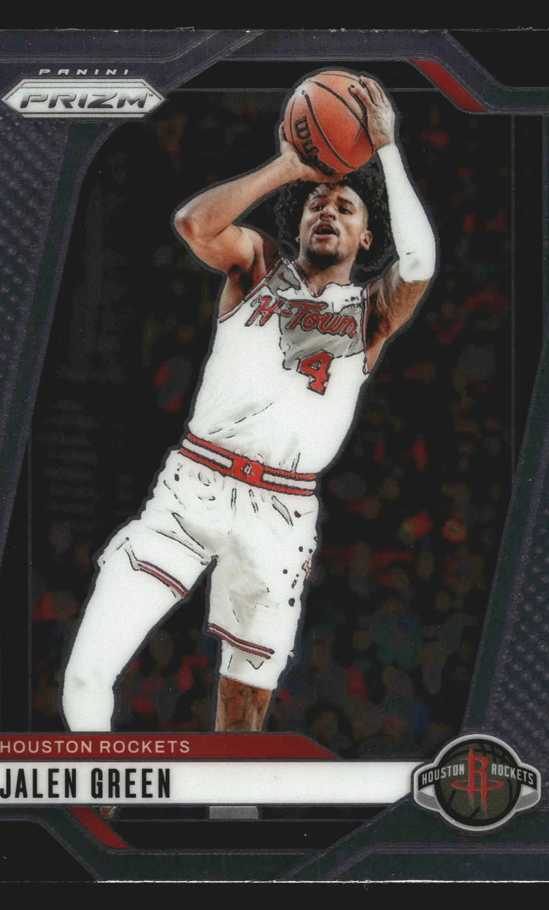 2024-25 Panini Prizm Jalen Green #102 Houston Rockets - Basketball Card Single