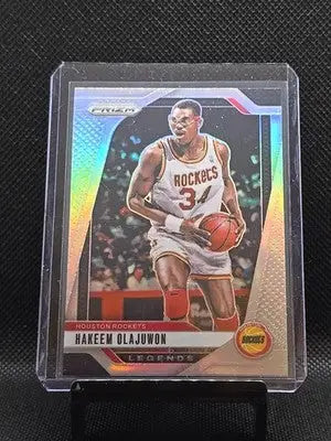 2024-25 Panini Prizm Legends Hakeem Olajuwon #296 Silver Prizm - Basketball Card Single