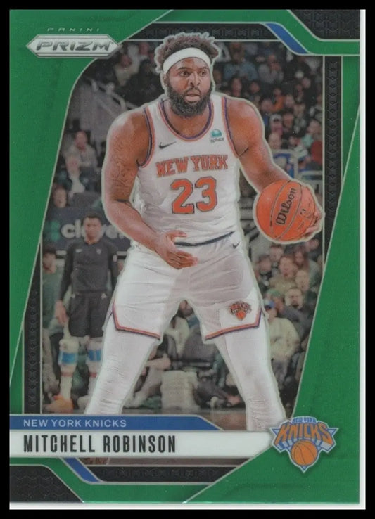 2024-25 Panini Prizm - Mitchell Robinson #156 Green Prizm - Basketball Card Single