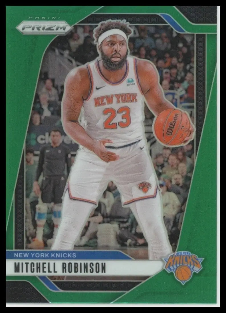 2024-25 Panini Prizm - Mitchell Robinson #156 Green Prizm