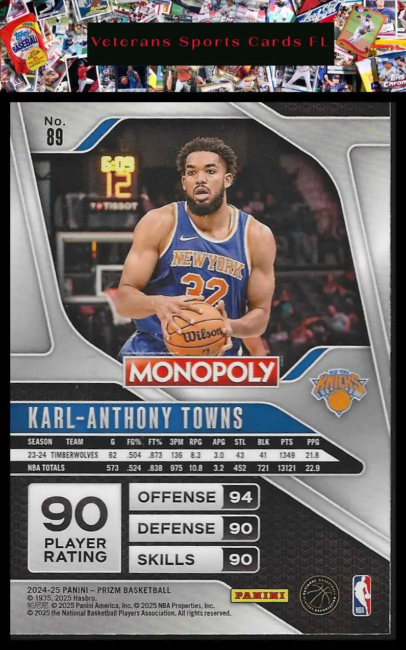 2024-25 Panini Prizm Monopoly #17 Jaylen Brown - Basketball Card Single