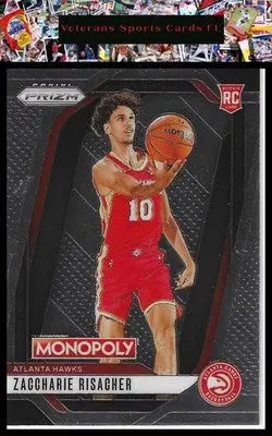 2024-25 Panini Prizm Monopoly #27 Zaccharie Risacher