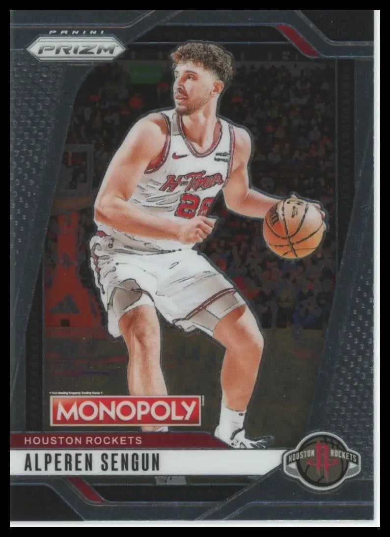 2024-25 Panini Prizm Monopoly Alperen Sengun #70 Houston Rockets Basketball Card