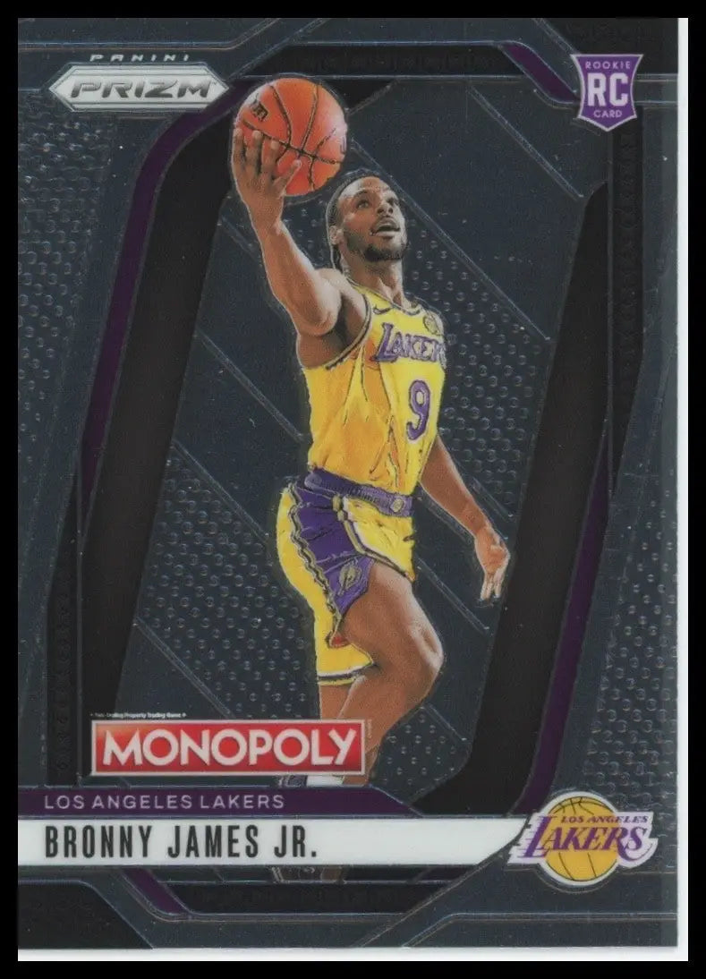 2024-25 Panini Prizm Monopoly Bronny James Rookie #45 Los Angeles Lakers Card