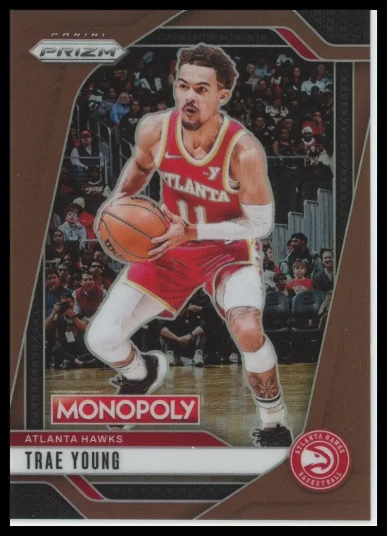 2024-25 Panini Prizm Monopoly Brown /299 Trae Young #25 Atlanta Hawks Basketball