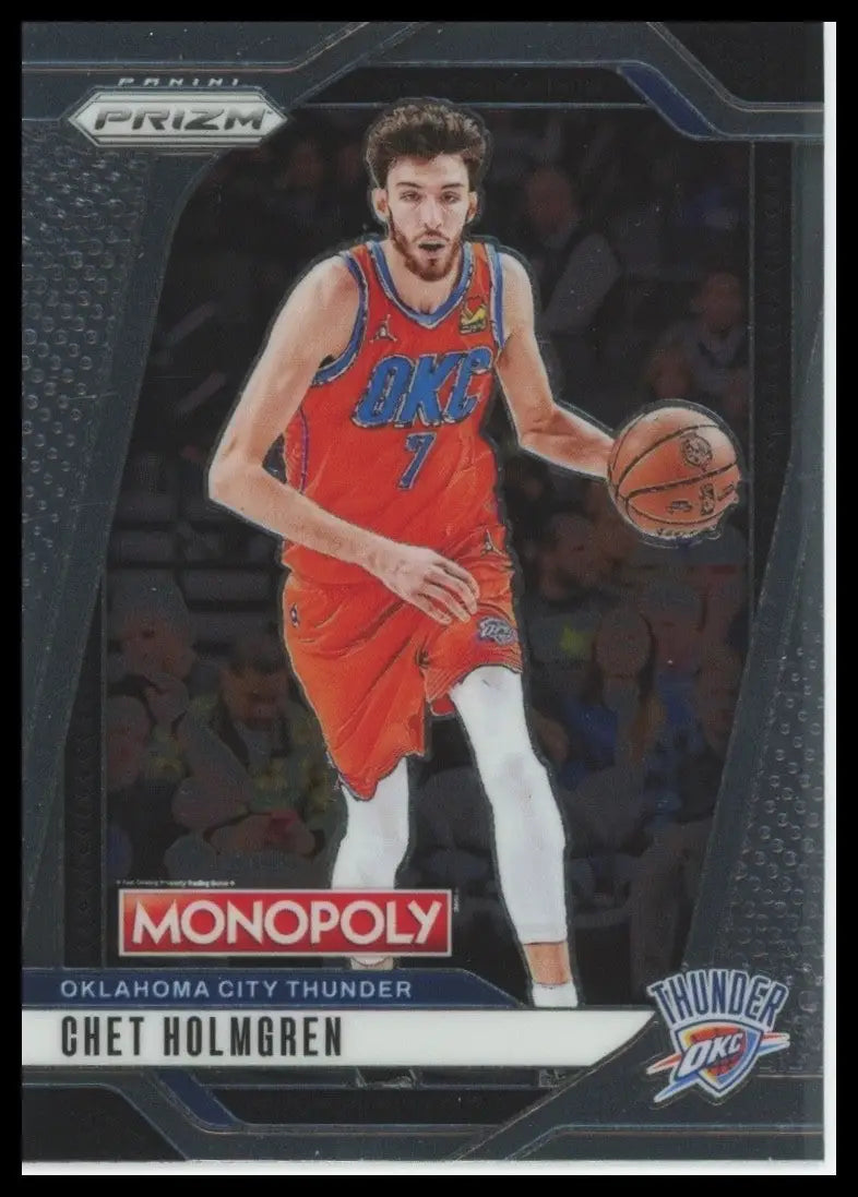 2024-25 Panini Prizm Monopoly Chet Holmgren #80 Oklahoma City Thunder Basketball