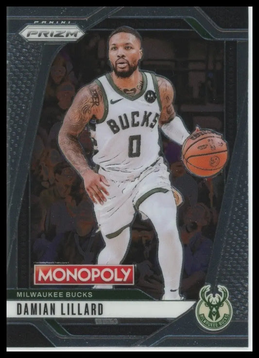 2024-25 Panini Prizm Monopoly Damian Lillard #8 Milwaukee Bucks Basketball Card
