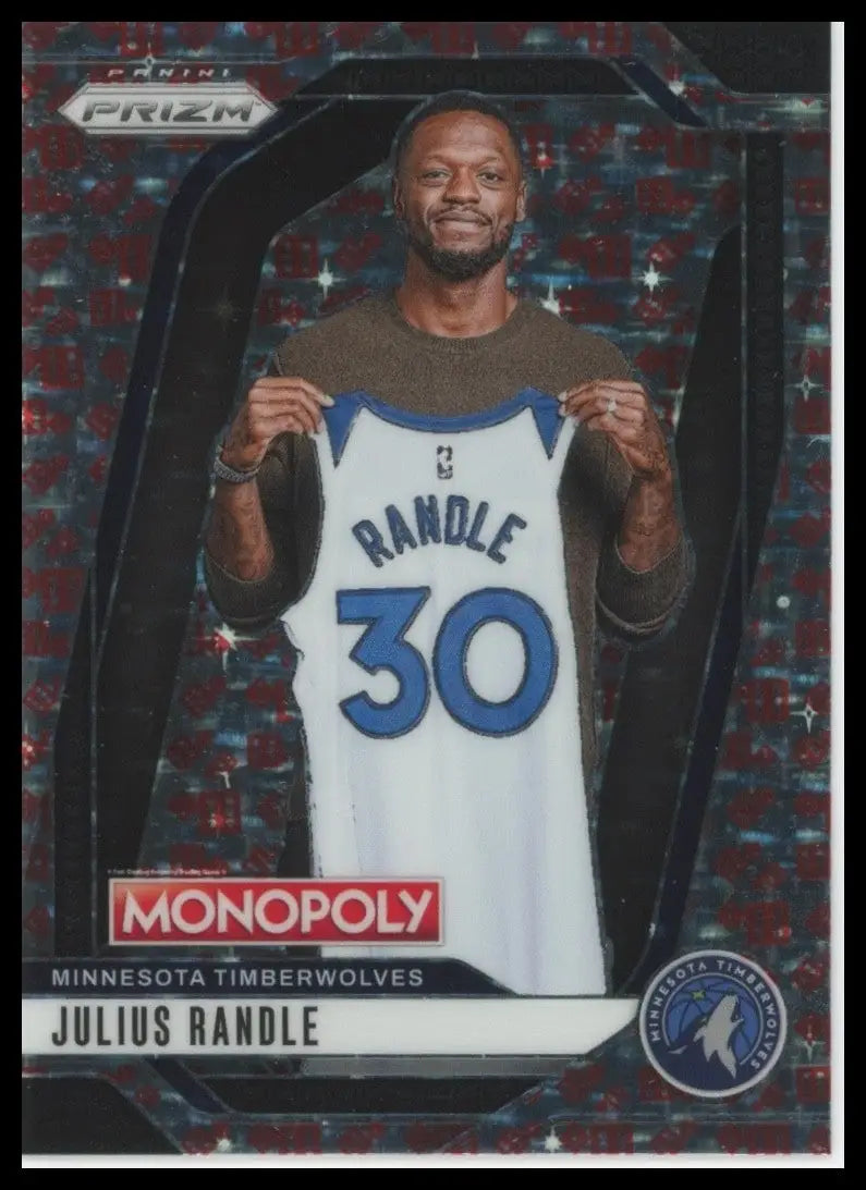 2024-25 Panini Prizm Monopoly Dice Julius Randle #41 Minnesota Timberwolves Card - Basketball Card Single