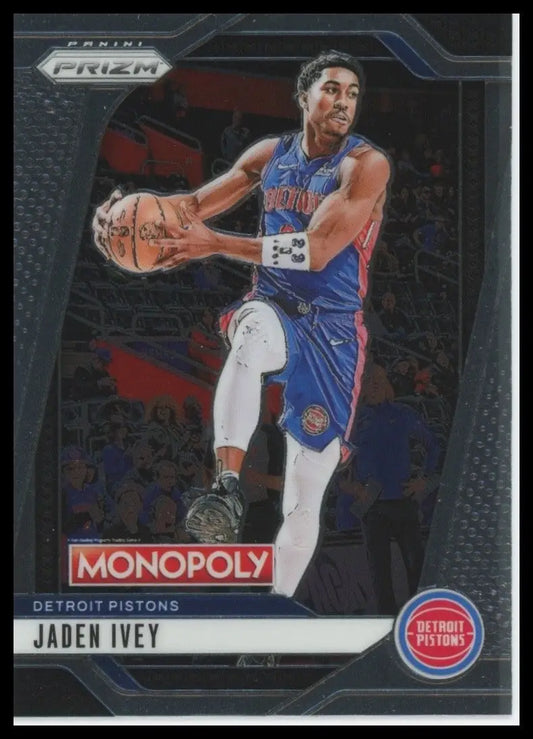 2024-25 Panini Prizm Monopoly Jaden Ivey #65 Detroit Pistons Basketball Card NBA