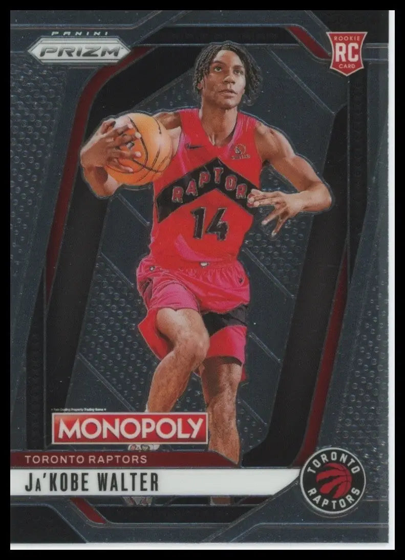 2024-25 Panini Prizm Monopoly Jakobe Walter Rookie #69 Toronto Raptors Card NBA