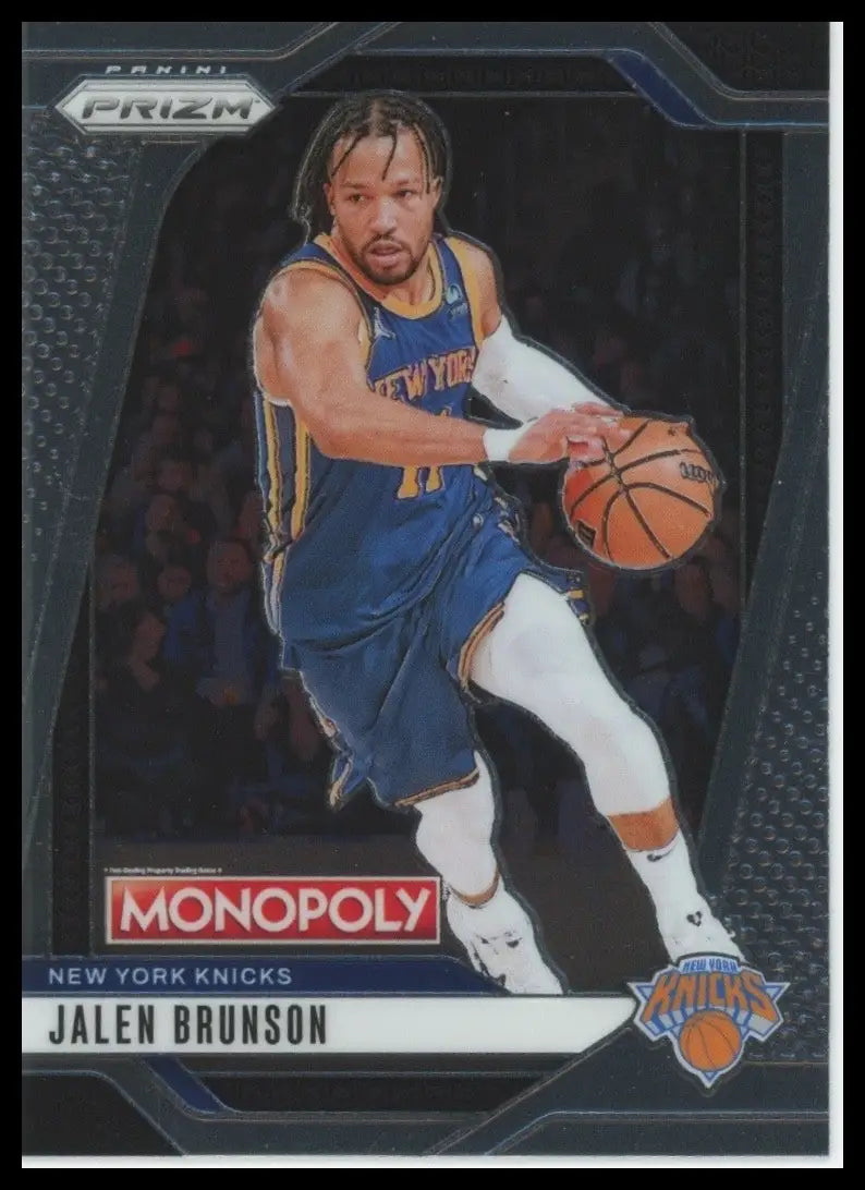 2024-25 Panini Prizm Monopoly Jalen Brunson #40 New York Knicks Basketball Card
