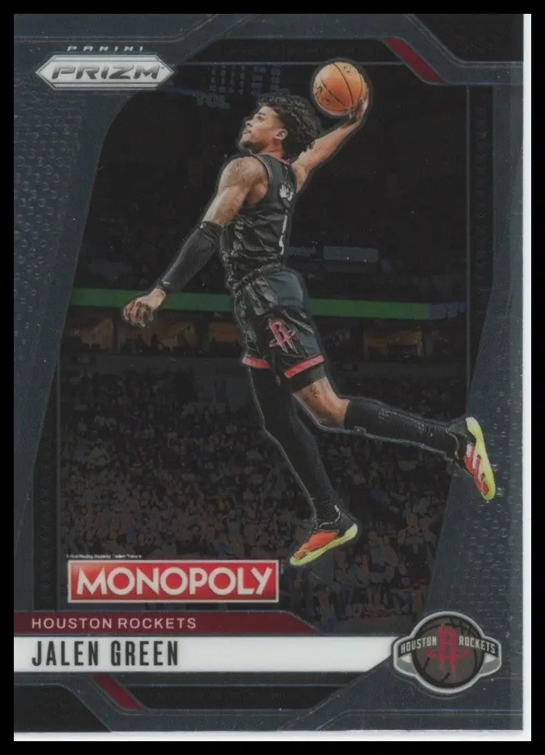 2024-25 Panini Prizm Monopoly Jalen Green #71 Houston Rockets Basketball Card