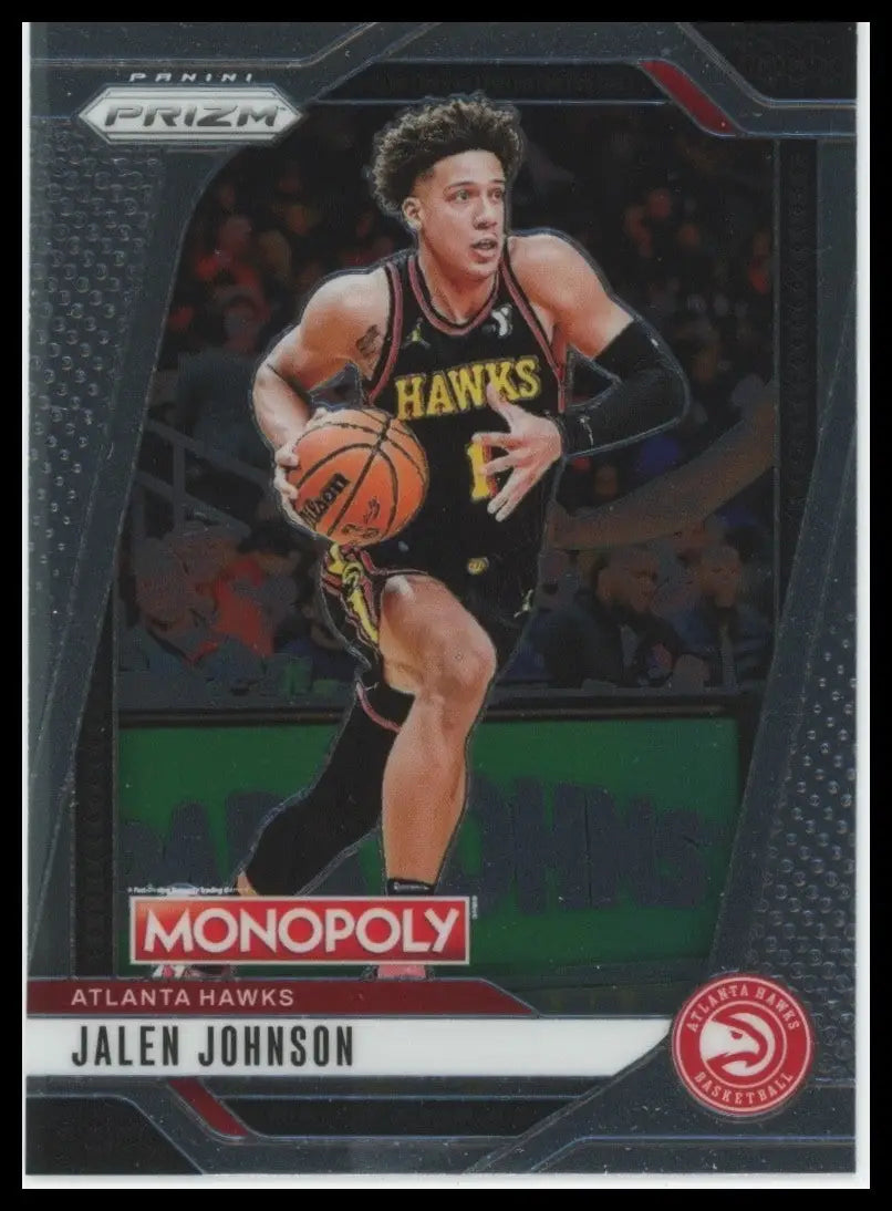 2024-25 Panini Prizm Monopoly Jalen Johnson #26 Atlanta Hawks Basketball Card