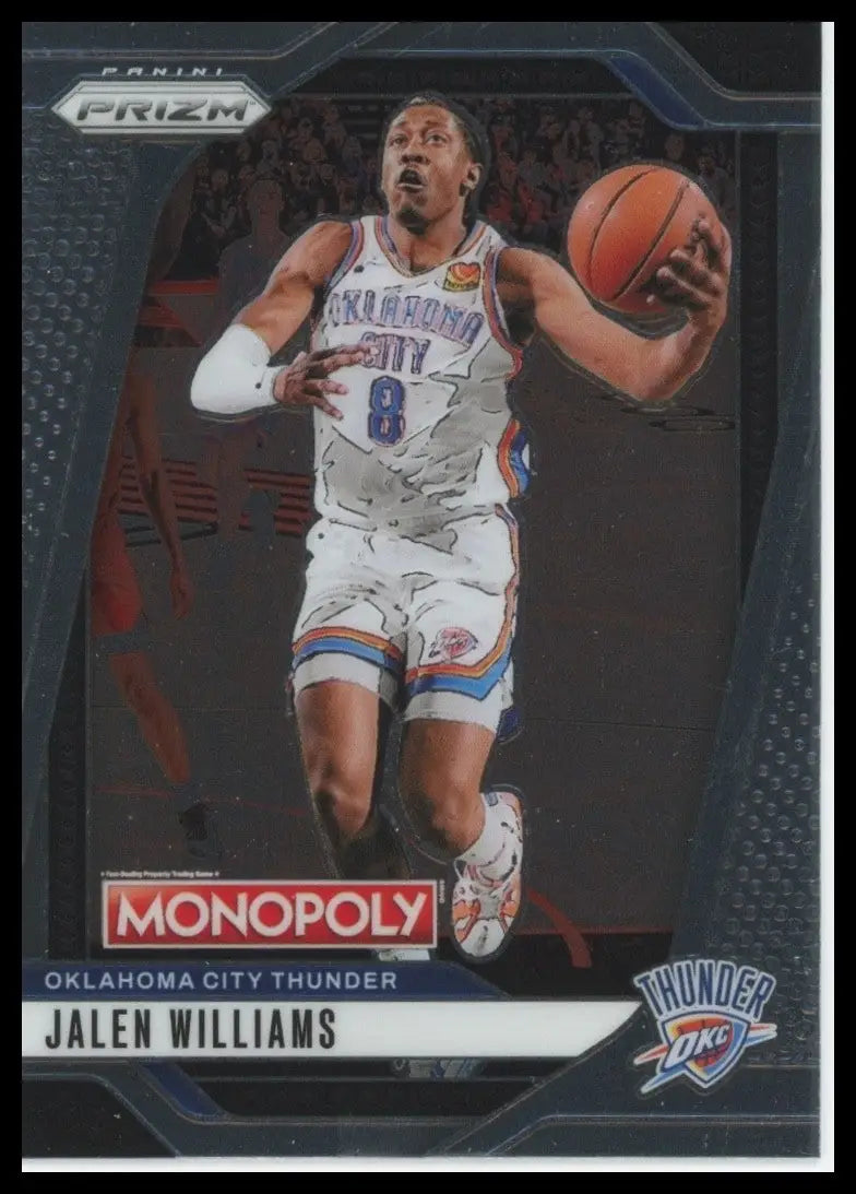2024-25 Panini Prizm Monopoly Jalen Williams #81 Oklahoma City Thunder Card NBA