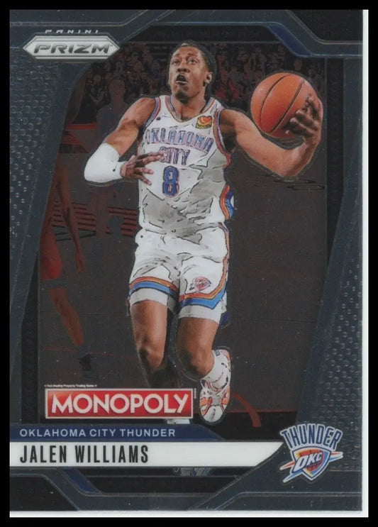 2024-25 Panini Prizm Monopoly Jalen Williams #81 Oklahoma City Thunder Card NBA